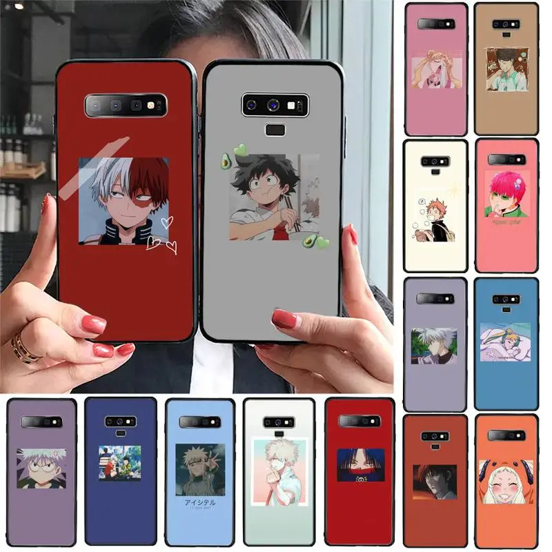 Yinuoda Anime icons Phone Case For Samsung Galaxy S20 S10 Plus S10E S5 S6 S7edge S8 S9 S9Plus S10lite 2020 | Мобильные телефоны и