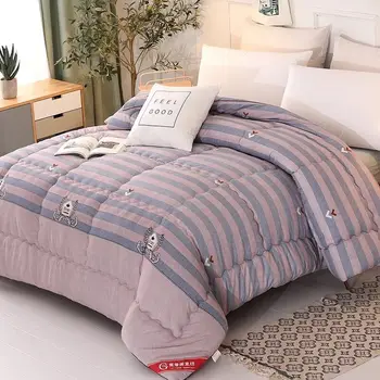 

cute cartoon Winter thicken quilts bedding comforter spring&autumn bedroom keep warm duvet with filling Twin Queen King size