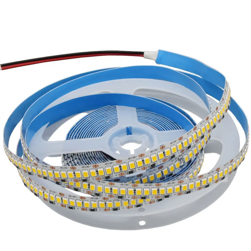 LED Strip 12V 24V 2835 240LED/m 5M Flexible Led Tape Light Lighting Super Bright 1200LEDs Waterproof Warm/Cold/Natural White 5mm 8mm pcb 2835 led strip light 24v 1 led cut super bright 120leds m flexible led tape white warm white natural white 10m lot