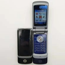 Разблокированный Motorola Krzr K1 флип GSM Bluetooth MP3 FM радио Мобильный телефон
