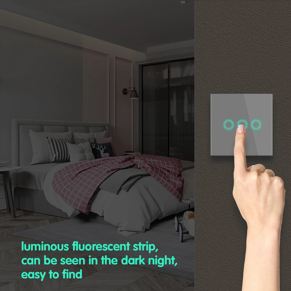 Smart Home Interruptor de Toque Sem Fio,