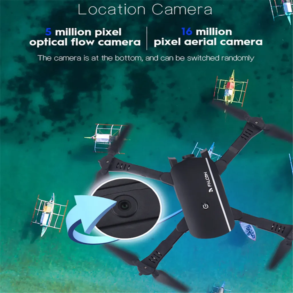 Пульт дистанционного управления Самолет 1808 wifi FPV 4K двойная камера оптический поток Positiong RC Квадрокоптер Дрон+ сумка 8,29