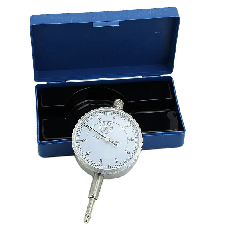 

50pcs 0-10mm Dial Indicators 0.01mm Accuracy Measurement Instrument Gauge Precision Tool Dial Indicator Free Shipping