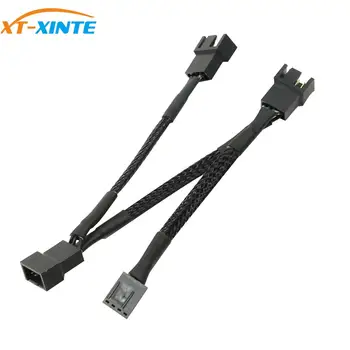 

XT-XINTE Fan Extension Cables 4 PIN Mainboard CPU 4 PIN Fan Extension Cables Computer Case PWM Fan Splitter Connectors