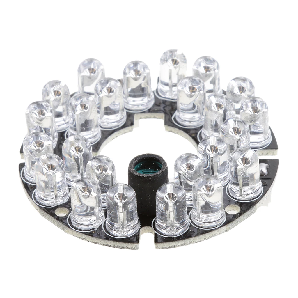 IR 24 LED Light Board Infrared Lamp Board Module for Day Night Vision Camera Security Camera High Definition IR LED