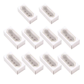 

10pcs Paper Bake Macaroon Chocolate Package Box Practical Paper Dessert Box