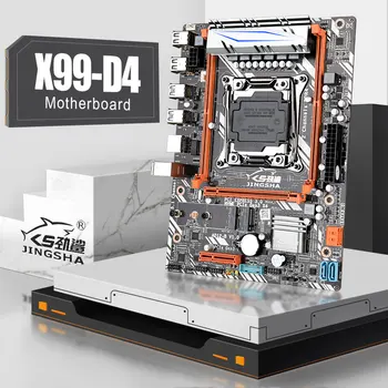 شراءJINGSHA X99D4 ثنائي القنوات اللوحة الأم LGA 2011V3 المعالج و 2 * DDR4 سطح المكتب/ECC REG الذاكرة مع وظيفة واي فاي