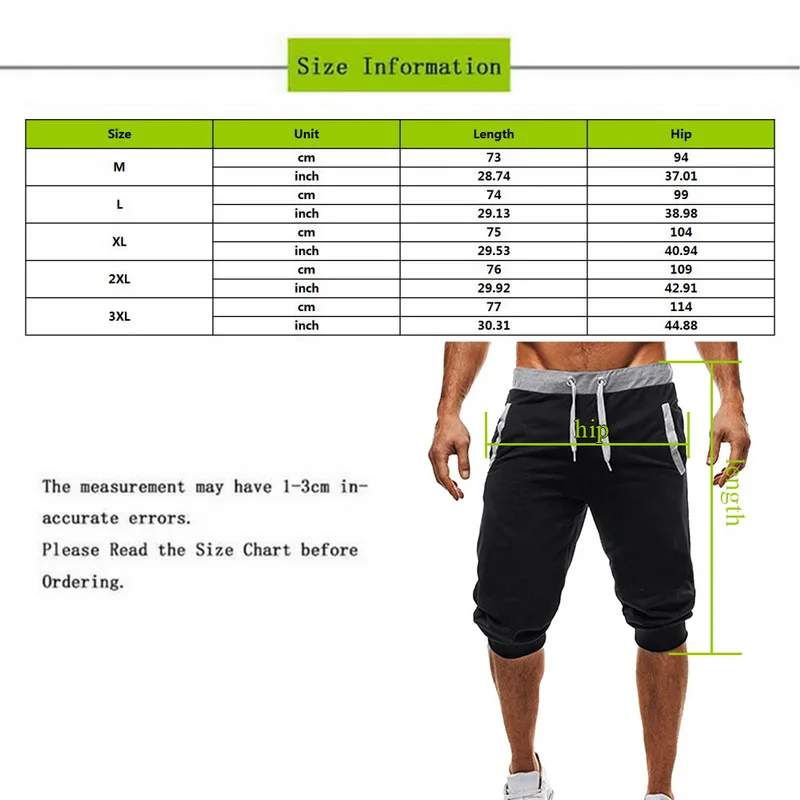 Новинка летние мужские повседневные спортивные штаны шорты 3/4 брюки короткая одежда для фитнеса и бодибилдинга мужские летние хлопчатобумажные шорты брюки
