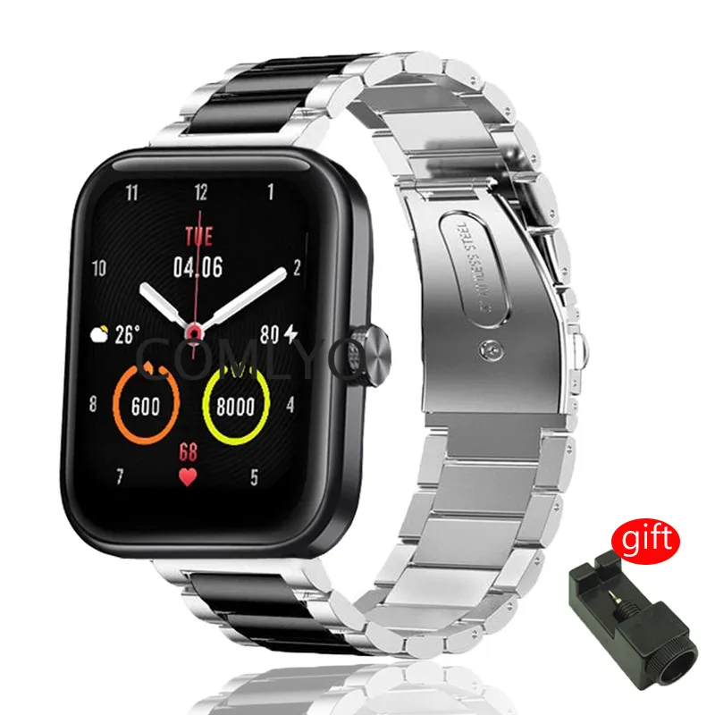 

For Maimo watch Strap Metal Stainless Steel Adjustable Band Bracelet Luxurious Belt for men women