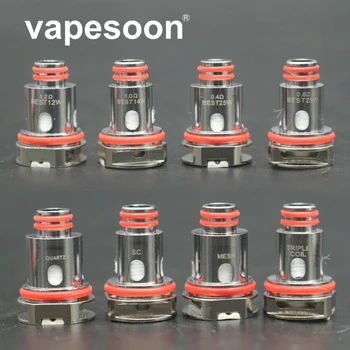 

Vapesoon High Quality Replacement 0.4ohm RPM40 Mesh 0.6ohm Triple 1.2ohm Quartz 1ohm SC Coil For RPM40 Kit F*tch min Pod Kit