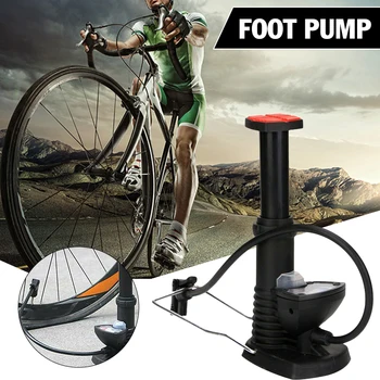 

Ultra-light MTB Bike Pump Portable Cycling Inflator Foot Bomba de ar bicicleta High Pressure Bicycle Pump (Up to 100 psi) 8