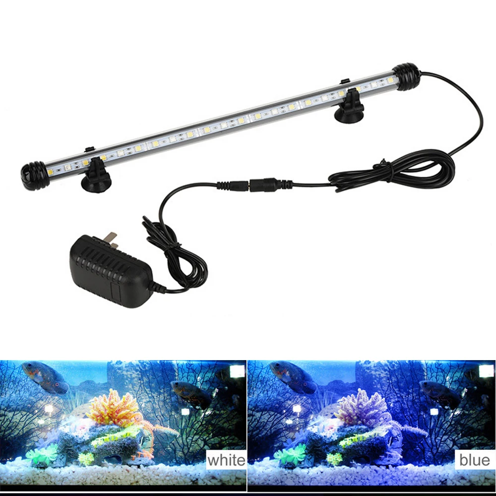 Светодиодный светильник для аквариума освещение для аквариума RGB Изменение цвета подводный свет погружной воздушный насос пузырьковый светодиодный светильник