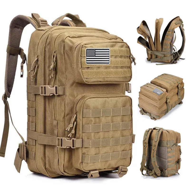 Army Tactical Backpacks Trekking Assault Military-Capacity Waterproof Outdoor Outdoor