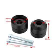 Handlebar Bar Riser 30mm Height Compatible for BMW F650GS Twin, F700GS, F800GS 2008-, F800GS Adventure 2013