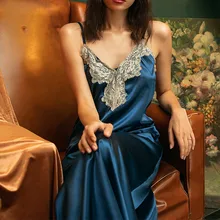 Гладкое Женское ночное белье, ночная рубашка, женское нижнее белье, кружевное однотонное сексуальное дамское белье, юбка на бретельках, платье для сна