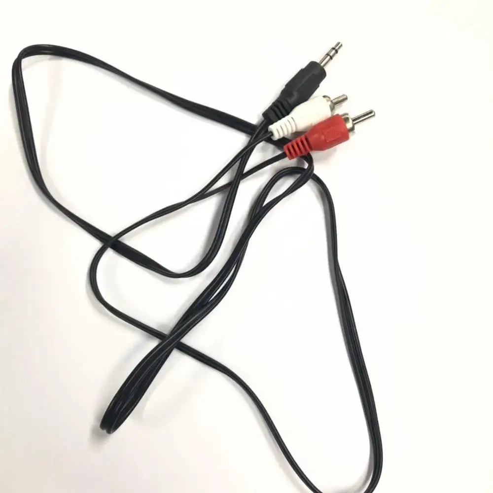 Аудио кабель DISOUR 1 м 3 5 мм стерео на 2 RCA Y кабеля для ПК DVD TV VCR динамика камеры аудио
