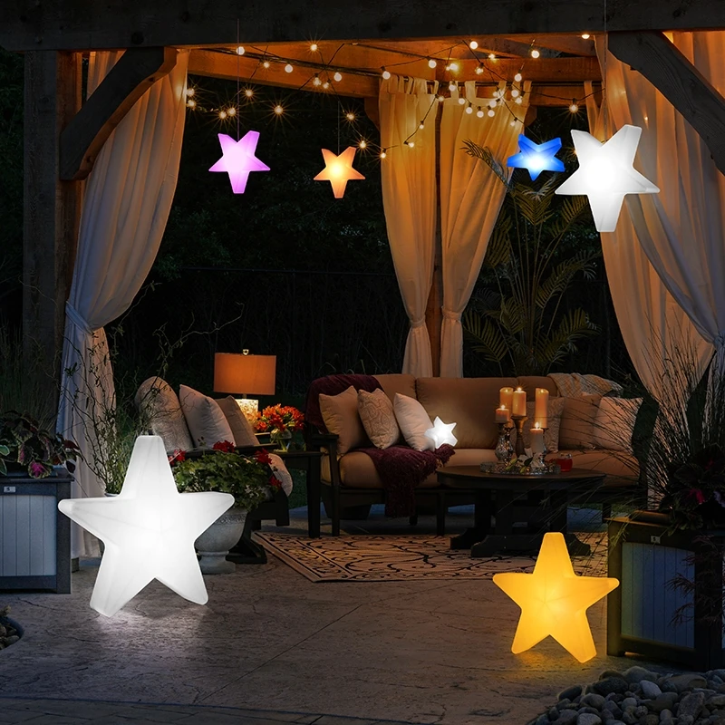 LED Xmas Lights Star Lamp Party New Year Holiday decor Tree  Lightings landscape lights pool  christmas outdoor decoration lawn 5
