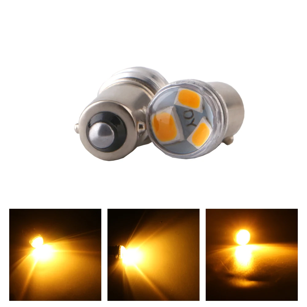 YM E-Bright 10 шт. BA9S 2835 3 SMD T11 T4W Авто Обратный светодиодный автомобиль мотоциклетные фары 12 В DC белый синий красный зеленый Янтарный розовый, ледяной голубой