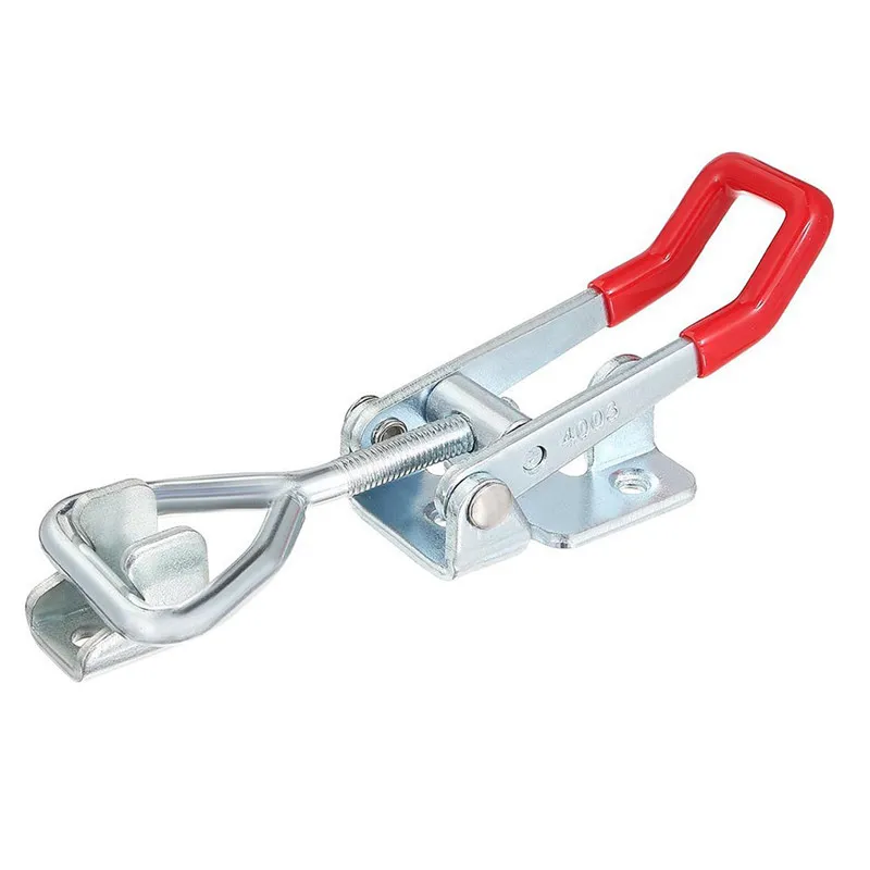 

2pcs Pull Button Quick-Release Triangle-Lever Latch Type Toggle Clamp 220 lbs Capacity 4003