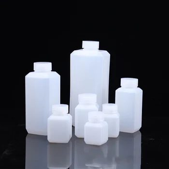 

1PC Empty Plastic Bottle Liquid Lotion Cosmetic Container Travel Refillable Bottles Octagonal White Square Bottle