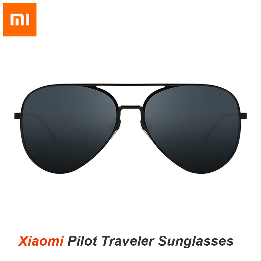 

100% Xiaomi Mijia Youpin Aviator Pilot Traveler Sunglasses Polarized Lens Sunglasses for Man and Woman mi life Sunglas