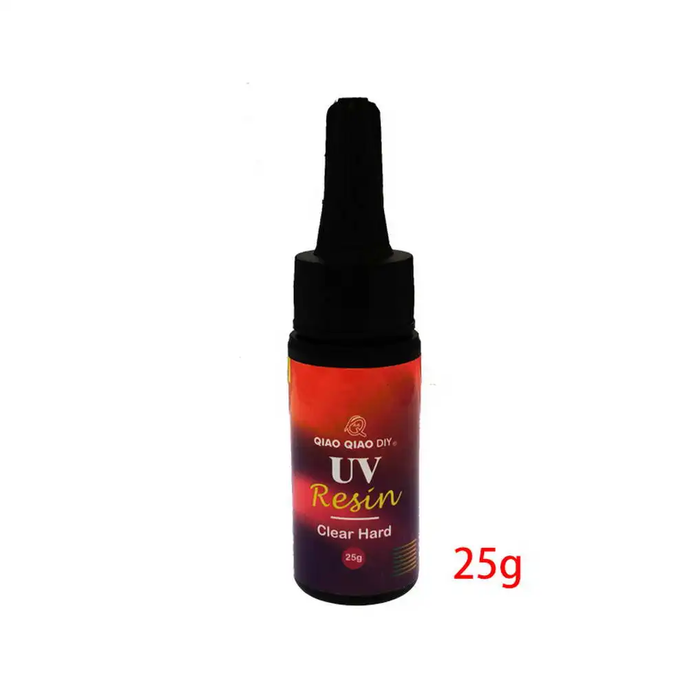 25g УФ Смола отверждения эпоксидной смолы жесткий ультрафиолетовый клей для DIY ювелирных изделий MV66 - Цвет: 25g