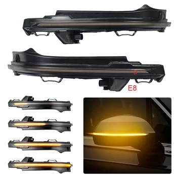 

LED Dynamic Turn Signal Light Side Mirror Indicator Flowing Water Blinker For Audi Q5 FY 2018 2019 Q7 4M 2016 2017 2018