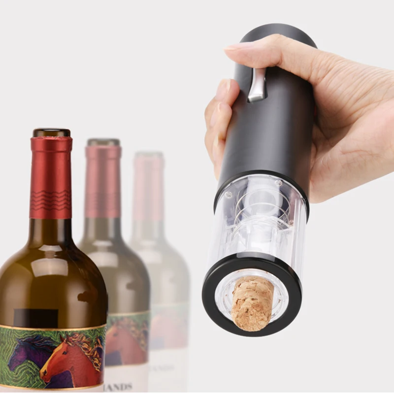 

New Automatic Bottle Opener Portable Corkscrew Professional Red Wine Opener Foil Cutter Set for Kitchen Tool Party Supplies