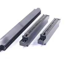 10 шт. Edge карты Слот Разъем 2,54 мм 24 размер 44, 48-56-60 72 86 88 100 120 булавки 2 ряда PCB припоя разъем DIP крепления уши гнездо на плату