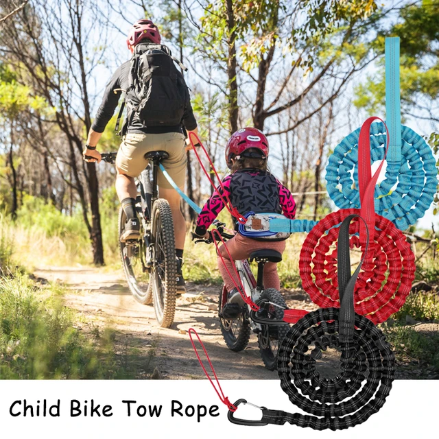 Child Bike Tow Rope Shock Absorbing Stretch Rope For Comfortable