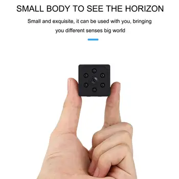 

Erilles Mini Camera HD 12M 1080P Camcorder Night Vision Motion Detection Micro Cam Aerial Sport DV Voice 150° Video Recorder