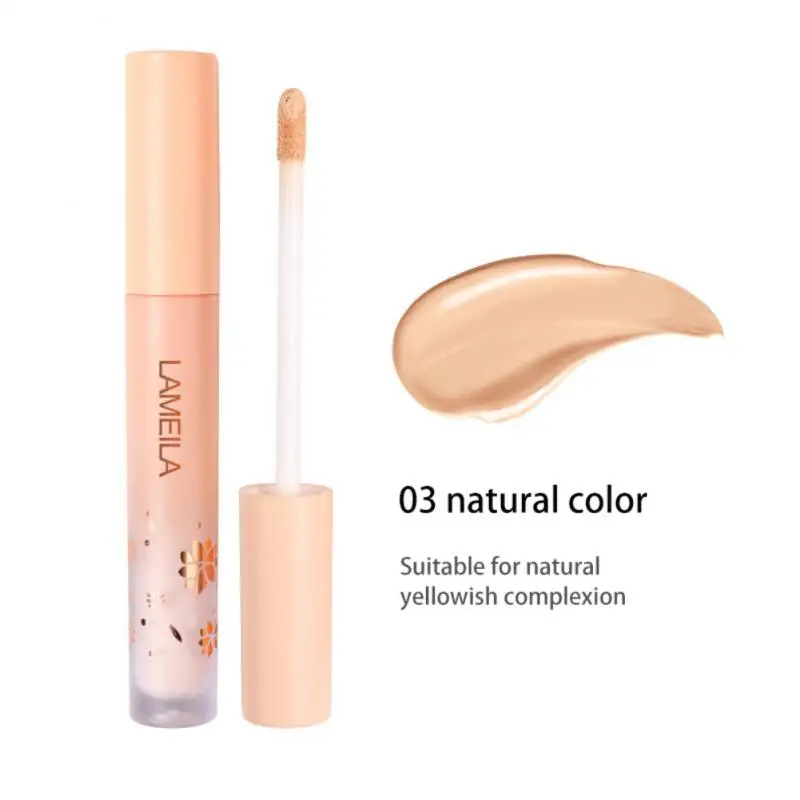 3 Colors Liquid Concealer High Covering  Moisturizing Oil Control Foundation Invisible Pores Dark Circles Freckle Face Makeup