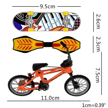 

Mini Finger Bicycle Sport Set Bike Fingerboard DIY Creative Game Skateboard Toys