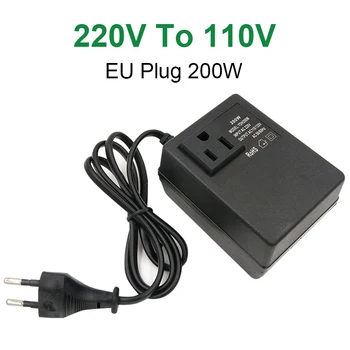 

NEW 200W Voltage Converter Transformer Step Down 220V To 110V AC Step Down Travel Voltage Transformer Converter