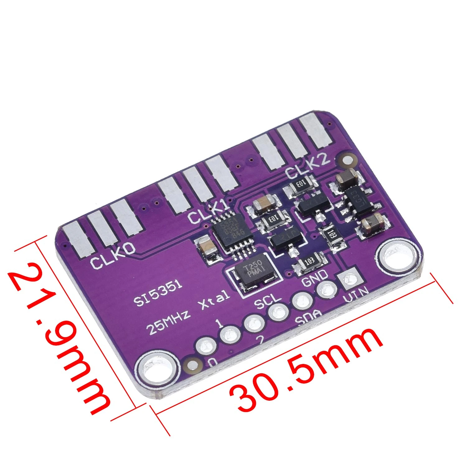 DC 3 V-5 V CJMCU-5351 Si5351A Si5351 I2C тактовый генератор коммутационная плата модуль генератор сигналов часы 8 кГц-160 МГц для Arduino