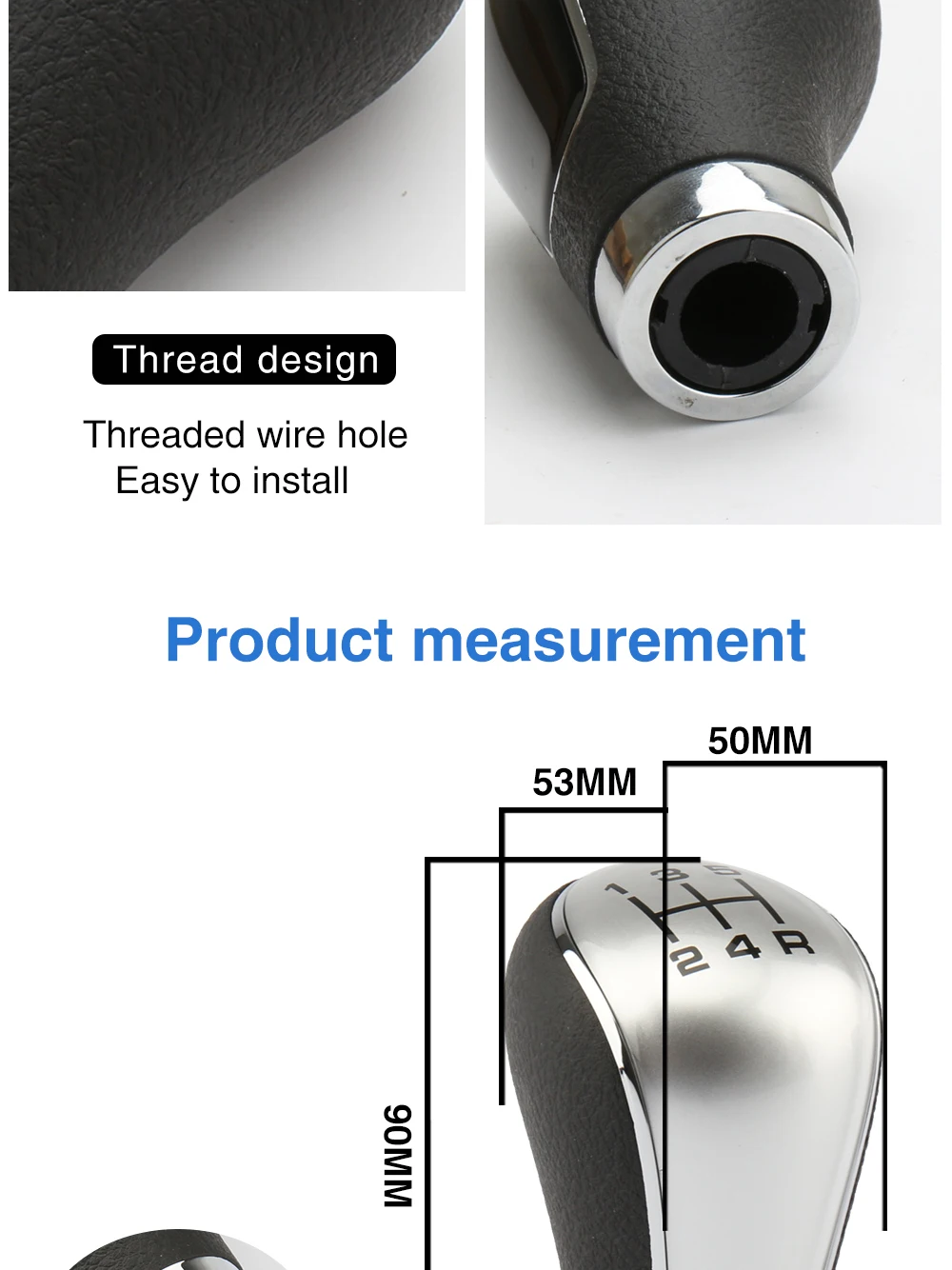 5 Speed Manual Gearbox Grips Gear Shift Knob Shift Lever For Kia Cerato For Sportage Null Optima