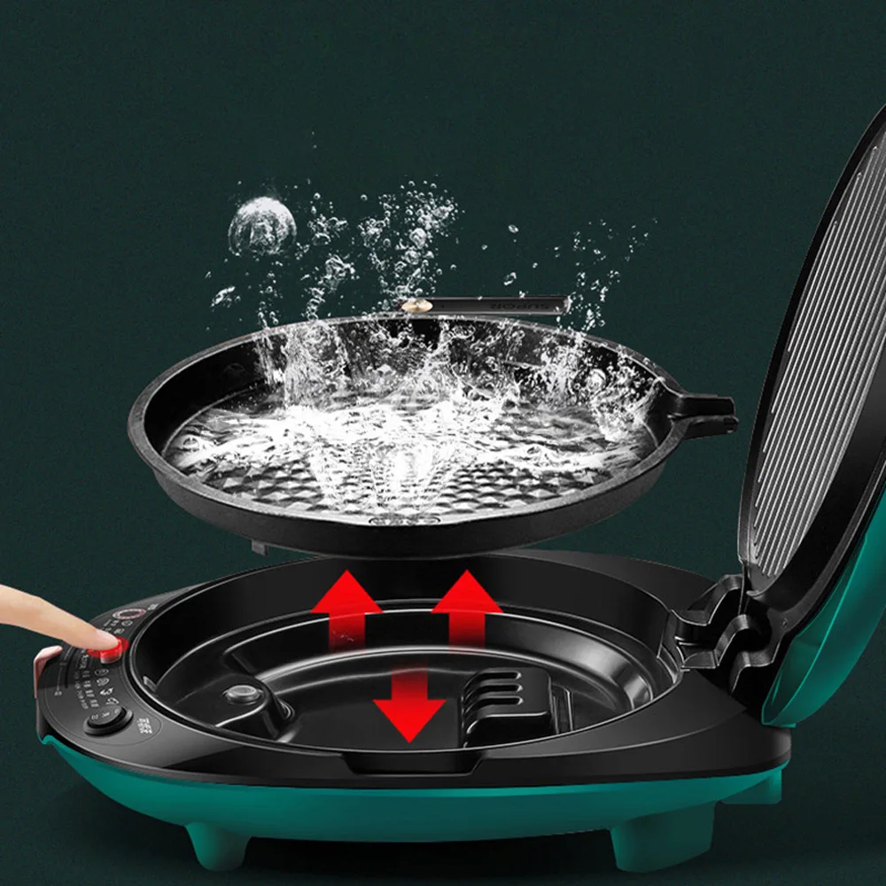Household Steak Baking Pan Electric Pancake Making Machine Double Side Heating Pancake Crepe Tortilla Maker