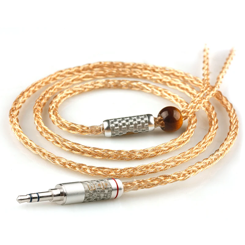 

xiaofan AU03 8 Core GuAgCu Mix Upgrade Cable 2.5/3.5/4.4mm Balanced Cable With MMCX/2pin Connector For sony ex1000 ie80 se846