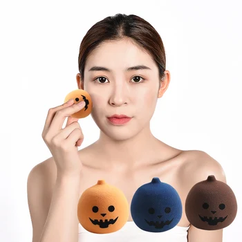 

3 Colors Makeup Sponge Professional Cosmetic Puff Halloween Pumpkin Beauty Eggs Foundation Cream Makeup Soft Water Sponge Puff