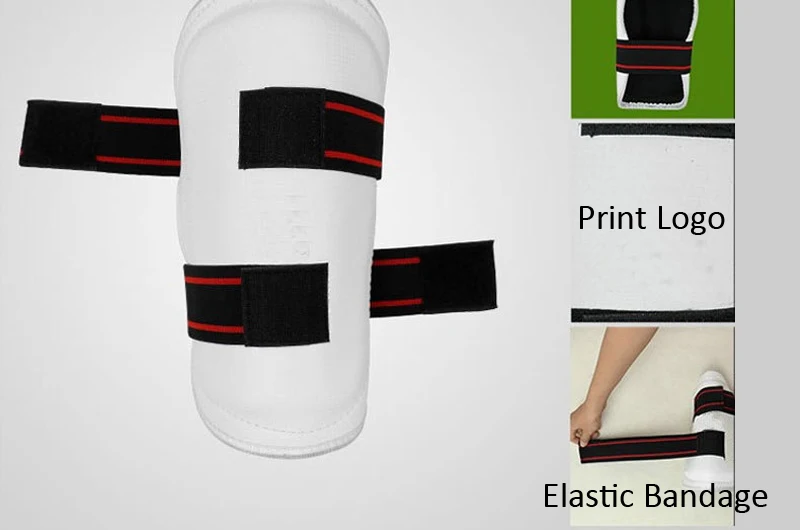 Genuine Factory Taekwondo Protective Gear Full Set Patent Mark Arm Guard Leggings Protection White Sponge Martial Arts Arm Guard