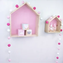 Ручной работы DIY 2,5 м красочный шарик для волос декоративная Растяжка украшение в детскую комнату бамперы для постельных принадлежностей детский аксессуар для палатки настенный