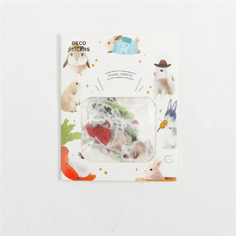 JJJL00120002 Eastshape 40 шт./компл. DIY милые домашние животные серии наклейки Скрапбукинг этикетка-наклейка дневник Канцелярские Стикеры для альбомов - Цвет: JJJL00120002
