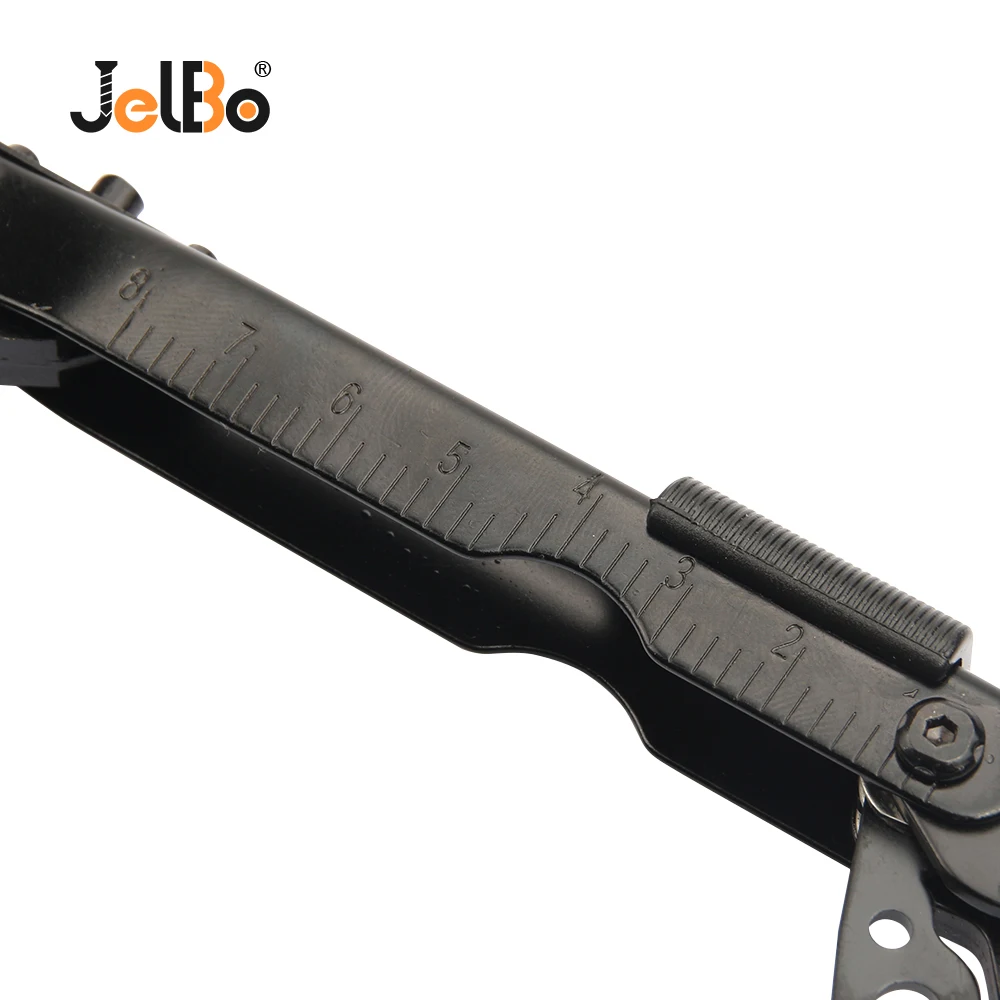 JelBo elescope плоскогубцы многоцелевые комбинированные плоскогубцы черный 8 в 1 многофункциональные плоскогубцы мульти инструменты туристическое снаряжение