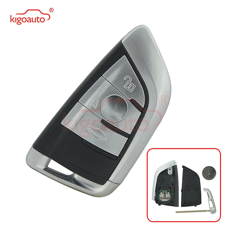Kigoauto 3 кнопки 315 МГц 434 ID49 чип pcf7945p FSK модель умный Автомобильный ключ 9367398-01 для BMW X5