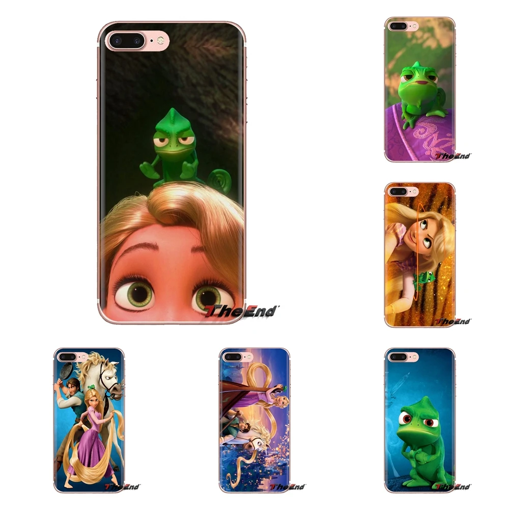 

Tangled Rapunzel Chameleon For Samsung Galaxy A3 A5 A7 A9 A8 Star A6 Plus 2018 2015 2016 2017 Soft Transparent Cases Covers