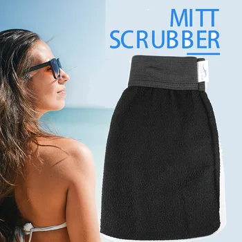 

4Pcs/set Self Tanning Mitt Applicator Kit Exfoliating Bath Towel Oiling Sunscreen SPA Gloves Back Lotion Applicators LD