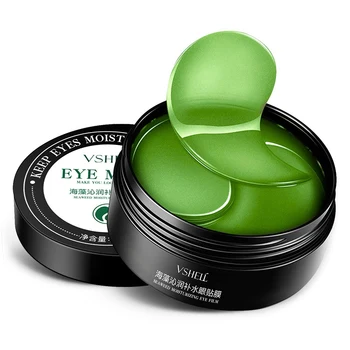 

60 Pcs Seaweed Moisturizing Eye Mask Moisturizing Firming Skin Remove Dark Circles Anti-puffiness Gel Eye Mask