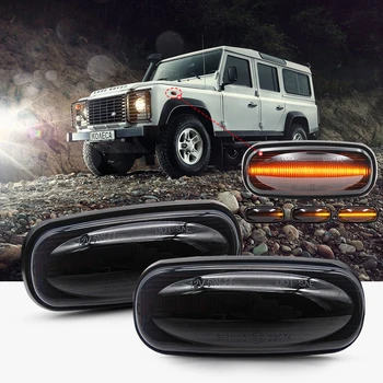 

Dynamic LED Side Marker Light Signal Blinker For Land Rover Discovery 2 1999-2004 Defender Freelander 1 2002-2005