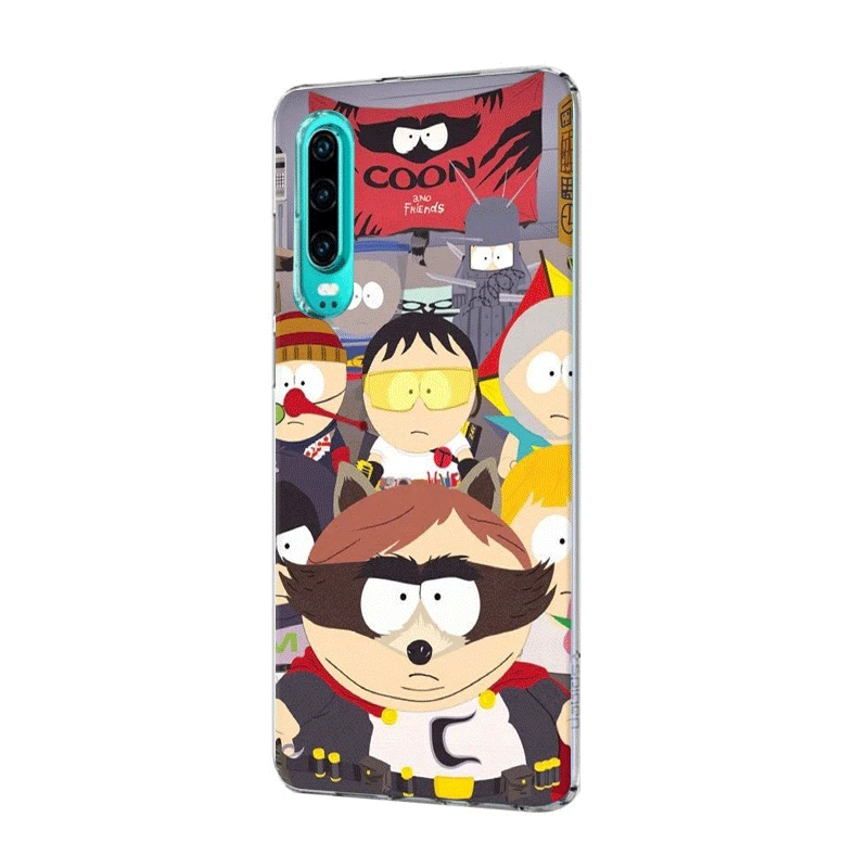 12 Чехол для телефона из ТПУ для huawei P30 P20 P10 P8 P9 Lite Pro P Smart Z Plus, чехол с аниме Southpark - Цвет: 12