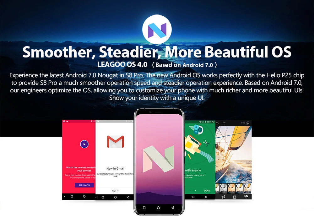 LEAGOO S8 Pro 6GB 64GB 5,99 ''18:9 мобильный телефон Android 7,0 MTK6757 Восьмиядерный 13,0 МП отпечаток пальца ID 4G смартфон